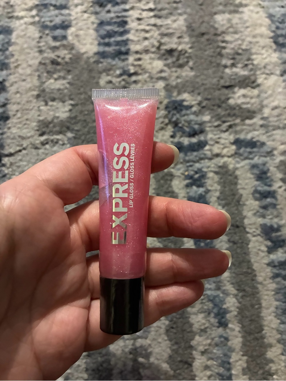 Express Pink Shimmer Lip Gloss Tube Berry Blast